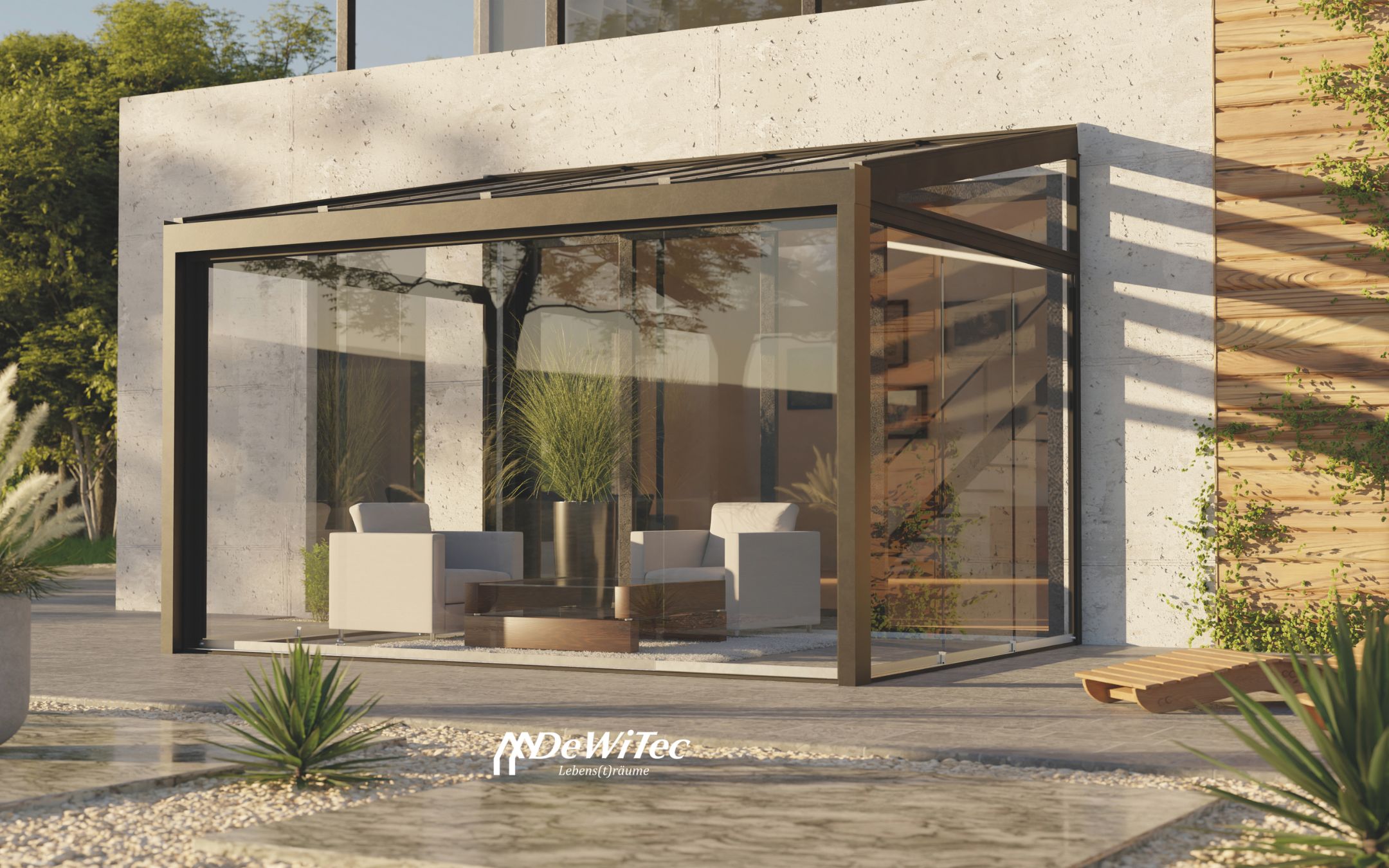Aluminium und Glas - das perfect Match für Funktionalität und optische Eleganz